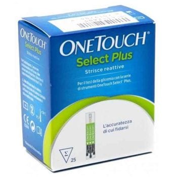 Lifescan One Touch Select Plus 25 Strisce Reattive