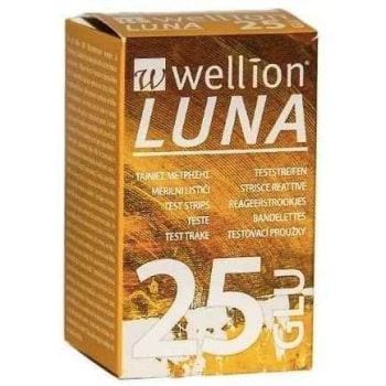 Med Trust Italia Wellion Luna 25 Strips Strisce Per Misurazione Glicemia