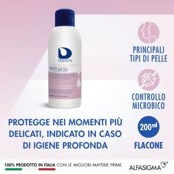Dermon Intimo Attivo Ph 3.5 Azione Preventiva 250 Ml
