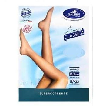 Sauber Linea Classica Collant Supercoprente 140 Den Nero Taglia 4