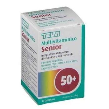Teva Multivitaminico Senior 50+ 30 Compresse