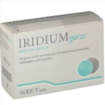 Iridium Garze Oculari Med Salviette Detergenti Perioculari 20 Pezzi