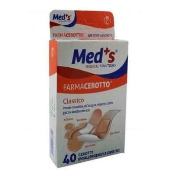Med's Strips Cerotti Poliuretano Elasticizzato 40 Pezzi Assortiti