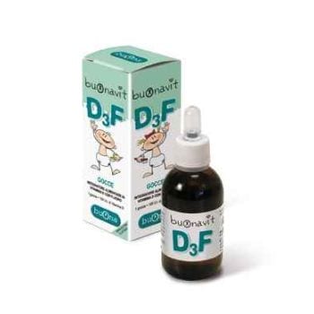 Buonavit D3F Integratore Ossa E Denti Gocce 12 Ml