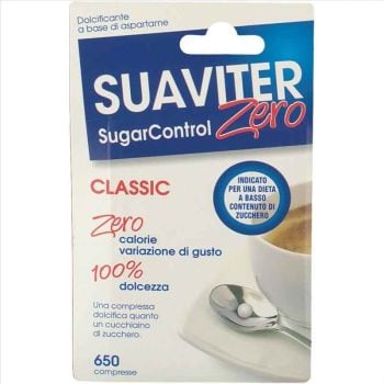Suaviter Zero Classic Dolcificante Zero Calorie 650 Compresse
