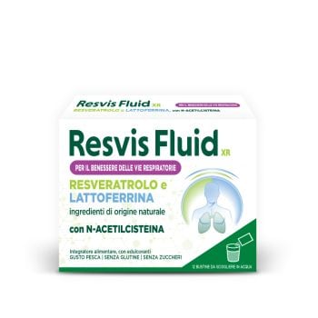 Resvis Fluid Xr Alfasigma Integratore Fluidificante 12 Bustine