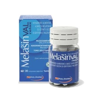 Pool Pharma Melasin Val Sonno E Serenita Integratore Alimentare 30 Compresse