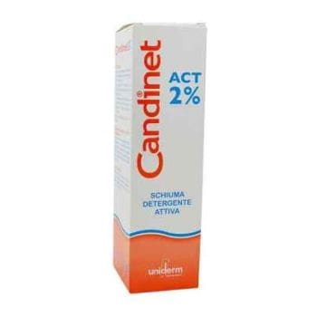 Candinet Act 2% Schiuma Detergente Attiva Igiene Zona Ano-Genitale 150 Ml
