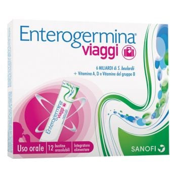 Sanofi Aventis Linea Intestino Sano Enterogermina Viaggi Integratore 12 Buste
