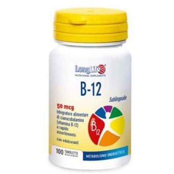 Longlife B12 Integratore Metabolismo Energetico 100 Tavolette