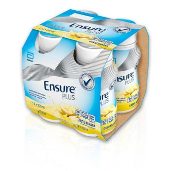 Ensure Plus Alimento A Fini Medici Speciali Ipercalorico Banana 4X200Ml - Farmaciauno.it