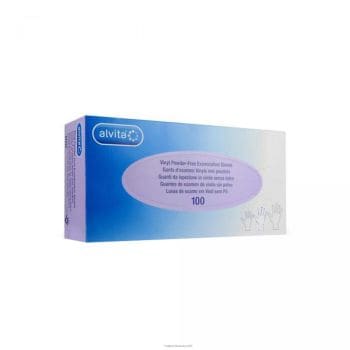 Alvita Guanti In Vinile Senza Polvere Taglia M 100 Pezzi