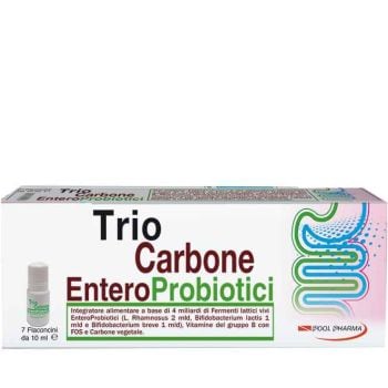 Pool Pharma Trio Carbone Enteroprobiotici 7 Flaconcini