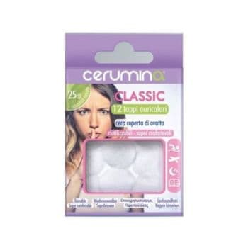 Cerumina Classic Tappi Auricolari Classici 12 Pezzi