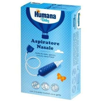 Humana Aspiratore Nasale + 2 Ricambi Usa E Getta - Farmaciauno.it