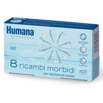 Humana Ricambio Morbido Aspiratore Nasale 8 Pezzi - Farmaciauno.it