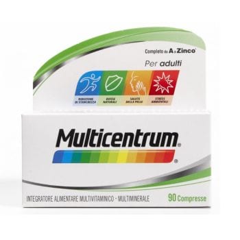 Multicentrum Integratore Multivitaminico Multiminerale Vitamina B6 C Calcio Adulti 90 Compresse