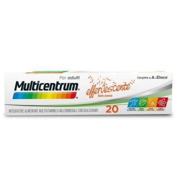 Multicentrum Effervescente Integratore Alimentare Multivitaminico Multiminerale Adulti 20 Compresse