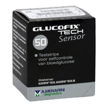 Strisce Misurazione Glicemia Glucofix Tech Sensor 50 Pezzi