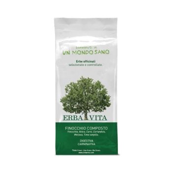 Erba Vita Finocchio Composto Tisana Integratore Funzionalità Digestiva 100 G