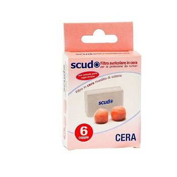 Earplug Scudo Cera Filtro Auricolare 6 Paia