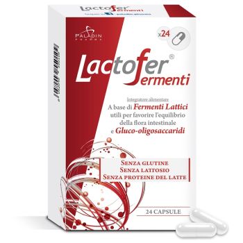 Lactofer Fermenti Integratore Flora Microbica Intestinale 24 Capsule