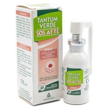 Tantum Verde Sos Afte Spray Contro Afte E Piccole Lesioni Della Bocca 20 Ml