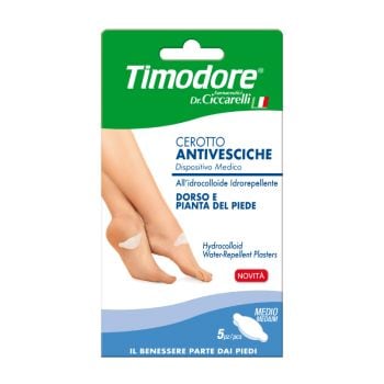Timodore Cerotto Antivesciche Dorso E Pianta Piede 5 Pezzi
