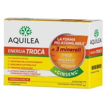 Aquilea Energia Trocà + Ginseng Integratore Sali Minerali 20 Bustine