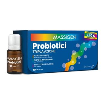 Massigen Probiotici 10 Flaconcini X 8 Ml Prezzo Pieno