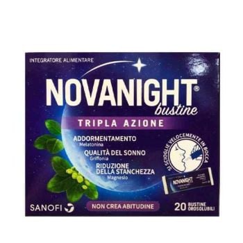 Novanight Tripla Azione Integratore Per Il Sonno 20 Bustine Orosolubili