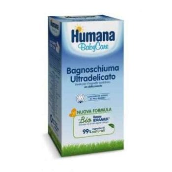 Humana Baby Bagnoschiuma Ultradelicato Bagnetto Bambini 200 Ml
