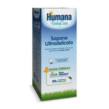 Humana Baby Sapone Liquido Ultradelicato Detergente Idratante 300 Ml