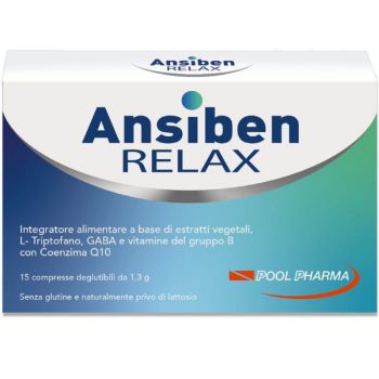 Ansiben Relax Integratore Contro Ansia E Stress 15 Compresse