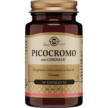 Solgar Picocromo Integratore Di Cromo Picolinato 90 Tavolette