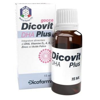 DICOVIT PLUS GOCCE INTEGRATORE VITAMINE D3, E, DHA 15 ML