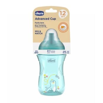CHICCO TAZZA ADVANCED AZZURRA 12M+