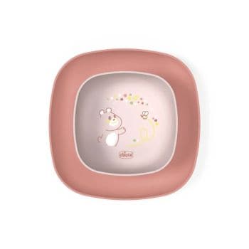 CHICCO CIOTOLA E PIATTO PIANO 12M+ ROSA