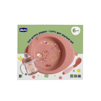 CHICCO SET PAPPA 6M+ ROSA