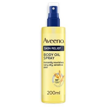 AVEENO SKIN RELIEF OLIO CORPO PELLE SECCA DERMATOLOGICAMENTE TESTATO CON INGREDIENTI NATURALI 200 ML