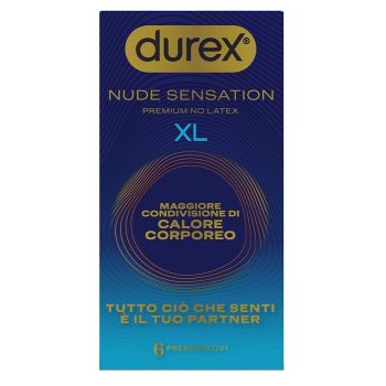 DUREX NUDE SENSATION XL PRESERVATIVI EXTRA LARGE 6 PEZZI