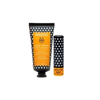 Apivita Promo Xm Winter Wonders Honey Crema Idratazione Intensa 50 Ml + Balsamo Labbra 4,4 G