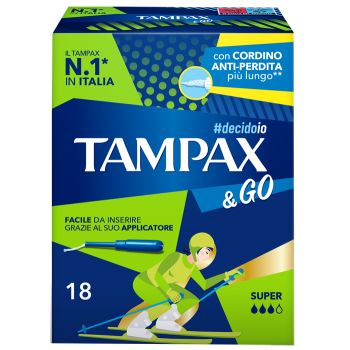 TAMPAX & GO SUPER 18 PEZZI