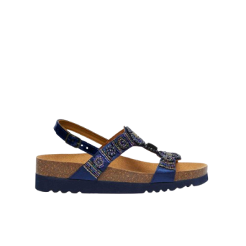 CALZATURA BOGOTA' SANDAL SATIN+BEADS+SYNTHETIC W NAVY BLUE 40 - DISPOSITIVO MEDICO CLASSE I