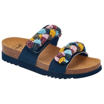 Calzatura Nice Microfibre+Beaded Bride W Navy Blue/Multi 41