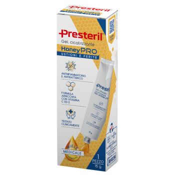 GEL IDROATTIVO CICATRIZZANTE PRESTERIL HONEYPRO 15 G - DISPOSITIVO MEDICO CLASSE IIA