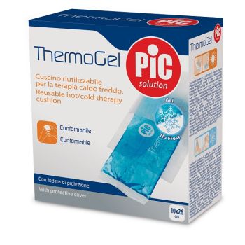 CUSCINO THERMOGEL 10X26 CM CON FODERA - DISPOSITIVO MEDICO CLASSE I