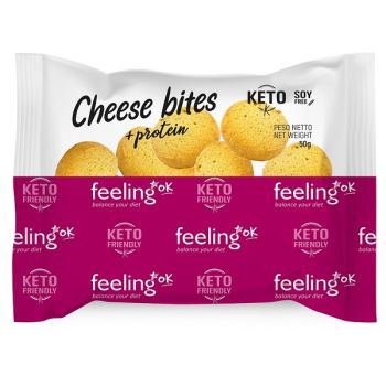 FEELING OK +PROTEIN CHEESE BITES - SNACK PROTEICO AL FORMAGGIO