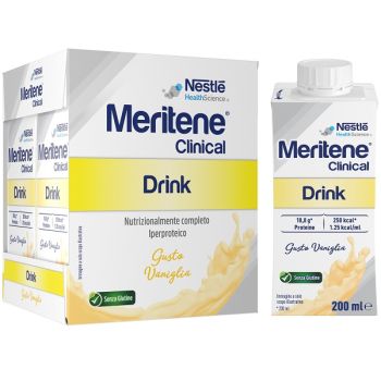 Meritene Clinical Vaniglia 4 Bottiglie Da 200 Ml
