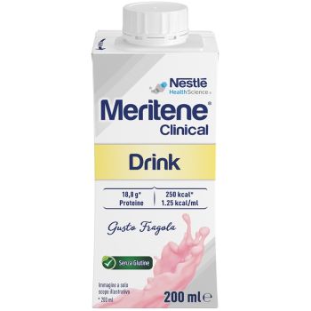 MERITENE CLINICAL FRAGOLA 200 ML - INTEGRATORE ALIMENTARE